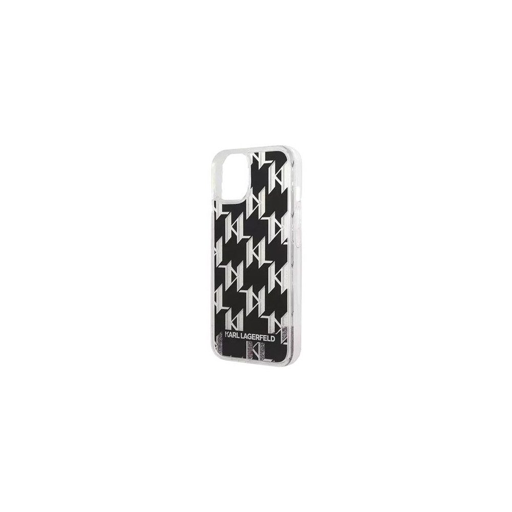 KARL LAGERFELD Handytasche KLHCP14MLMNMK Hard Cover Glitter für iPhone 14 Plus