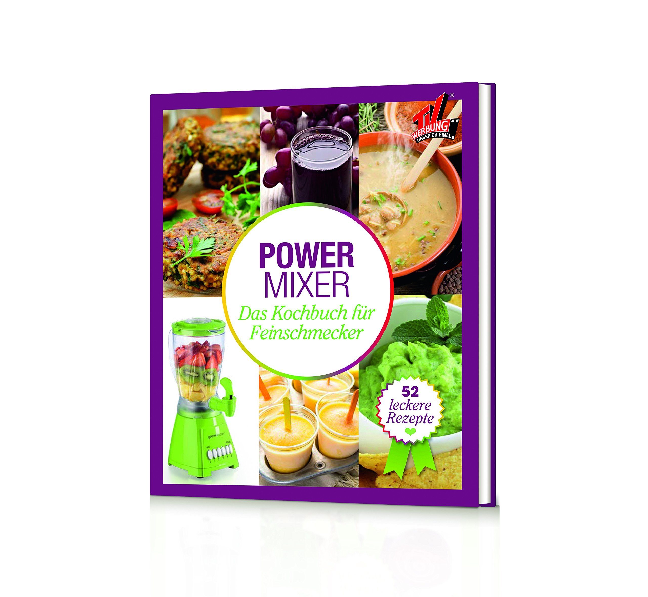 EASYmaxx Notizbuch Power Mixer Buch - Das Kochbuch für Feinschmecker., Power Mixer Buch - Das Kochbuch für Feinschmecker.