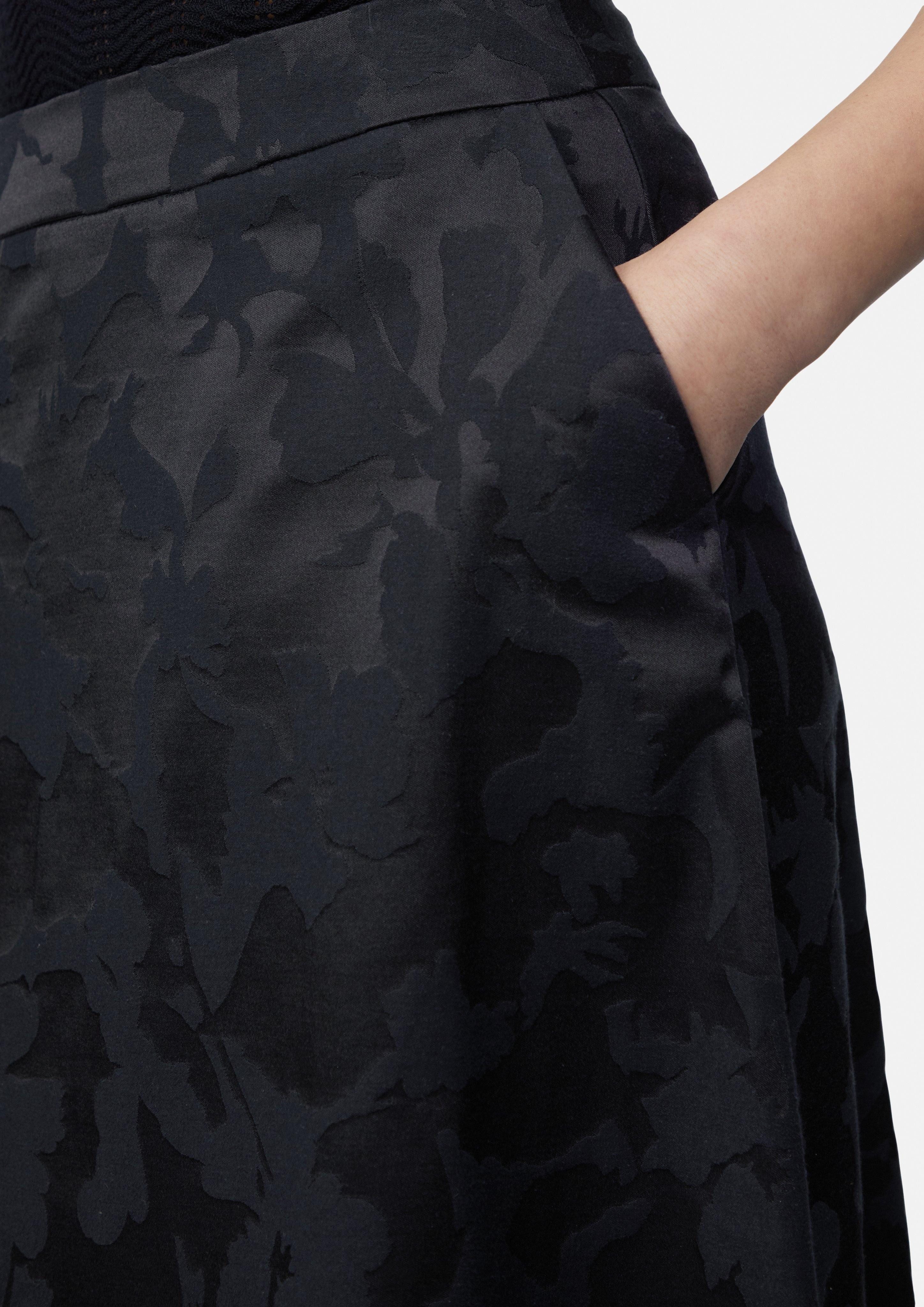 Comma Maxirock Ausgestellter Midi-Rock mit Eingrifftaschen günstig online kaufen