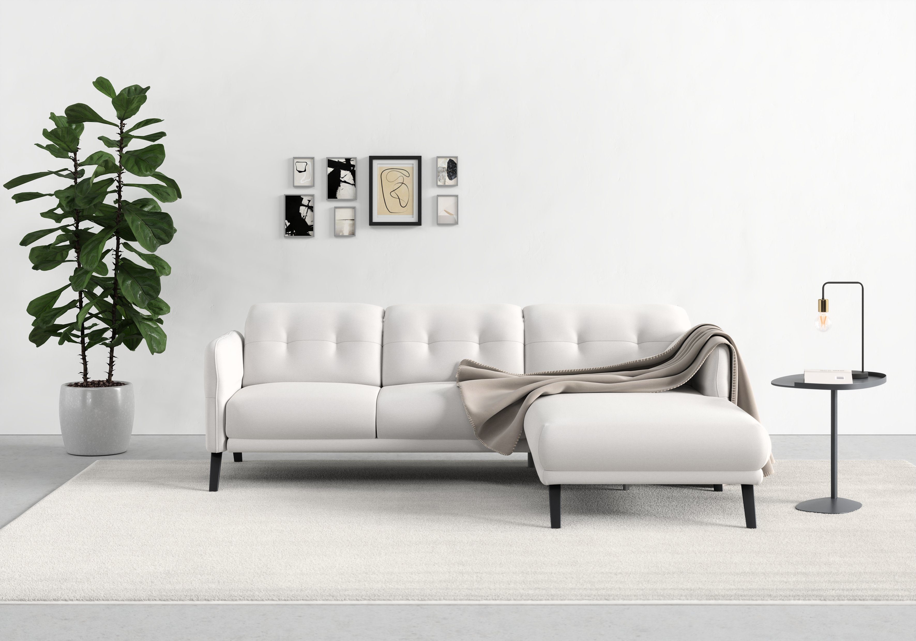 sit&more Ecksofa Scandia, mit und Wahlweise Armteilfunktion Kopfteilverstellung