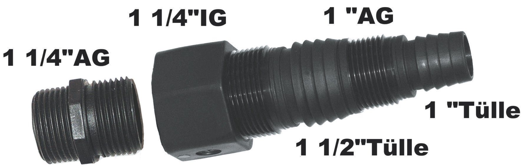 metabo Wasserpumpe Metabo Multiadapter 1 1/4" zum Anschluss von Tauchpumpen oder