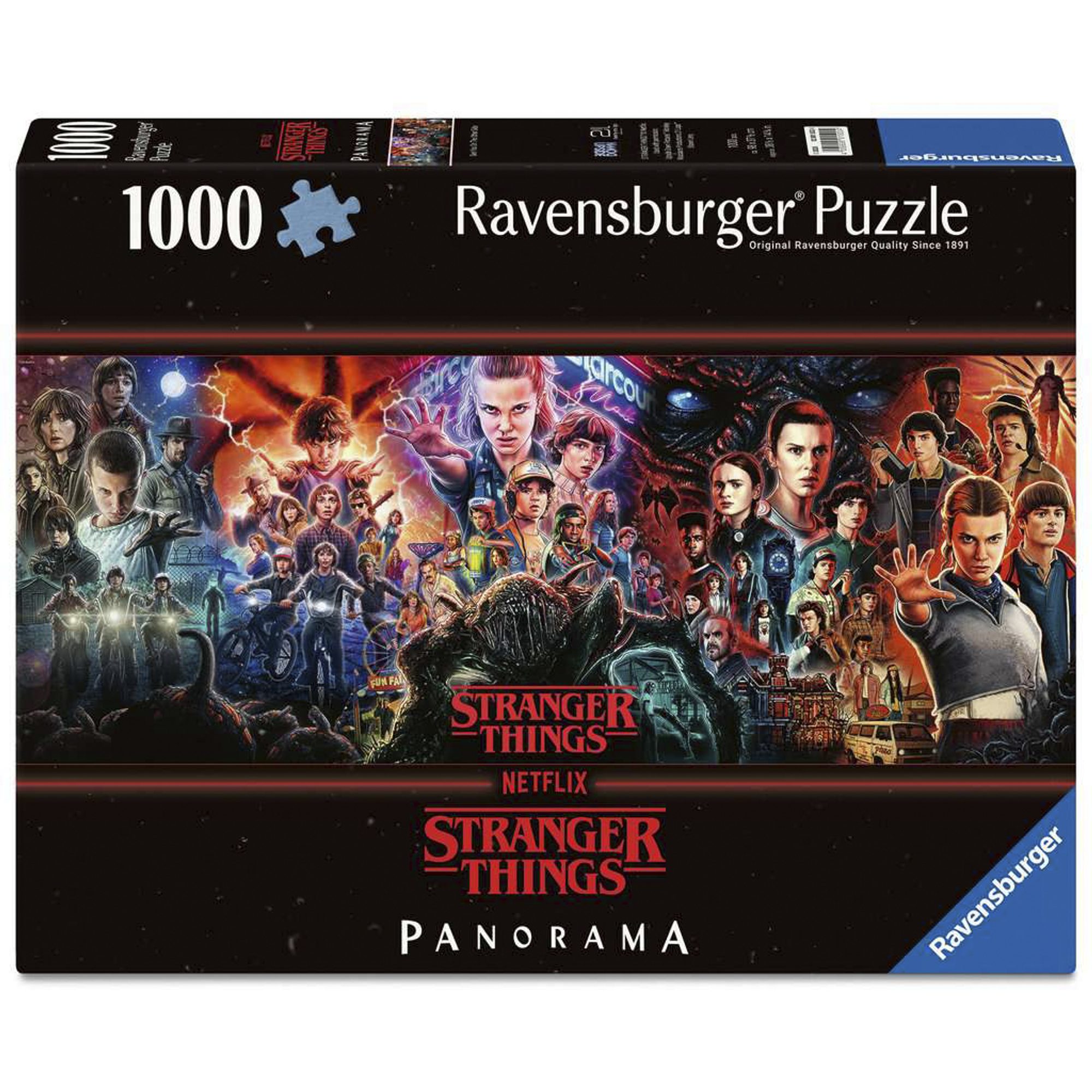 Ravensburger Puzzle Ravensburger Puzzle Panorama - Stranger Things: Wir sehen uns auf der, 1000 Puzzleteile