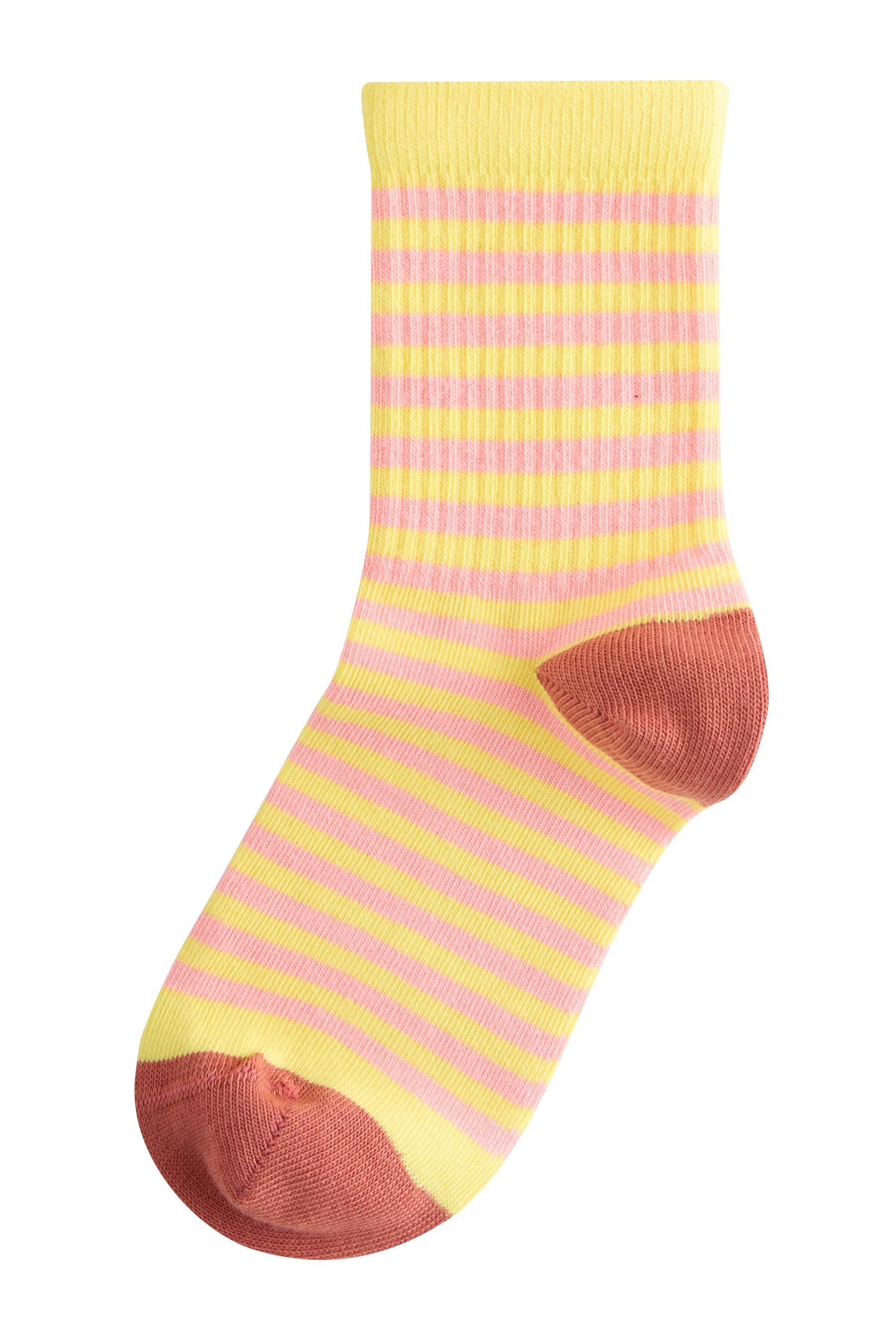 Next Kurzsocken Knöchelsocken mit Streifen und Baumwolle, 3er-Pack (3-Paar) – Bild 5 von 5