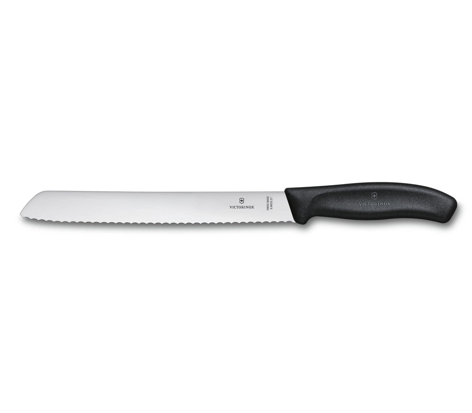 Classic Swiss Brotmesser 21cm, schwarz Victorinox Brotmesser Victorinox