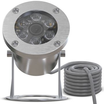 AP Unterwasserkamera IP AP-W5036, 5MP Bildauflösung POE, 80° Bildwinkel Überwachungskamera (Außen, Unterwasser, Teichkamera, 5m Wassertiefe, 10m Kabel, POE möglich, App-Steuerung)