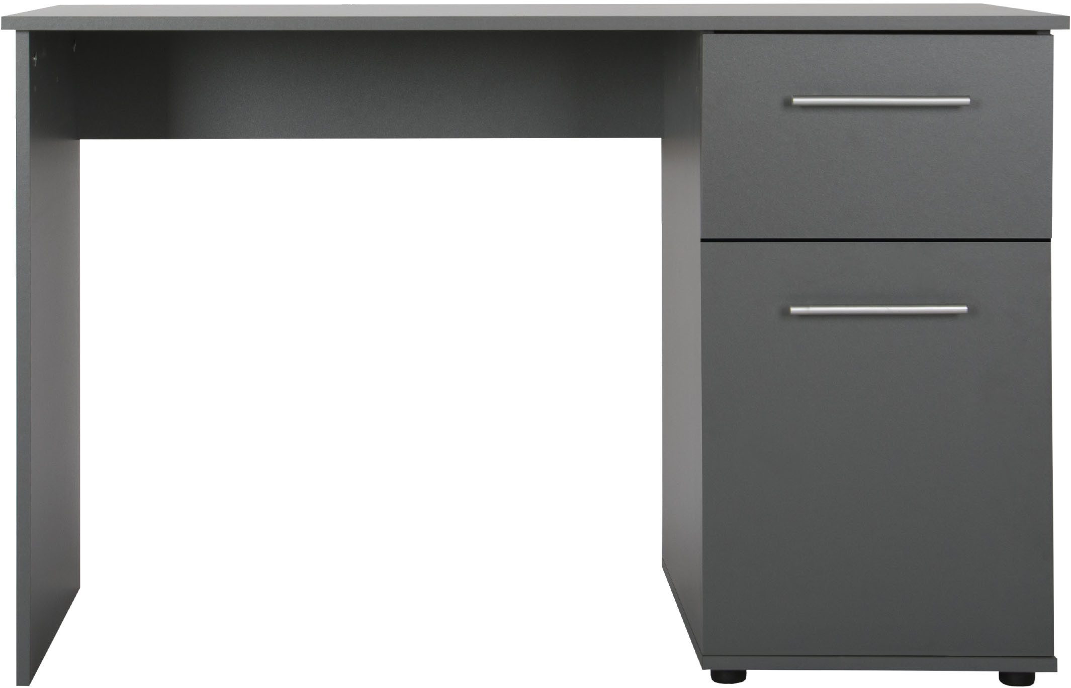 VOGL Möbelfabrik Schreibtisch Tobi, mit einer Tür und einem Schubkasten, optional mit Tastaturauszug, Breite 115 cm