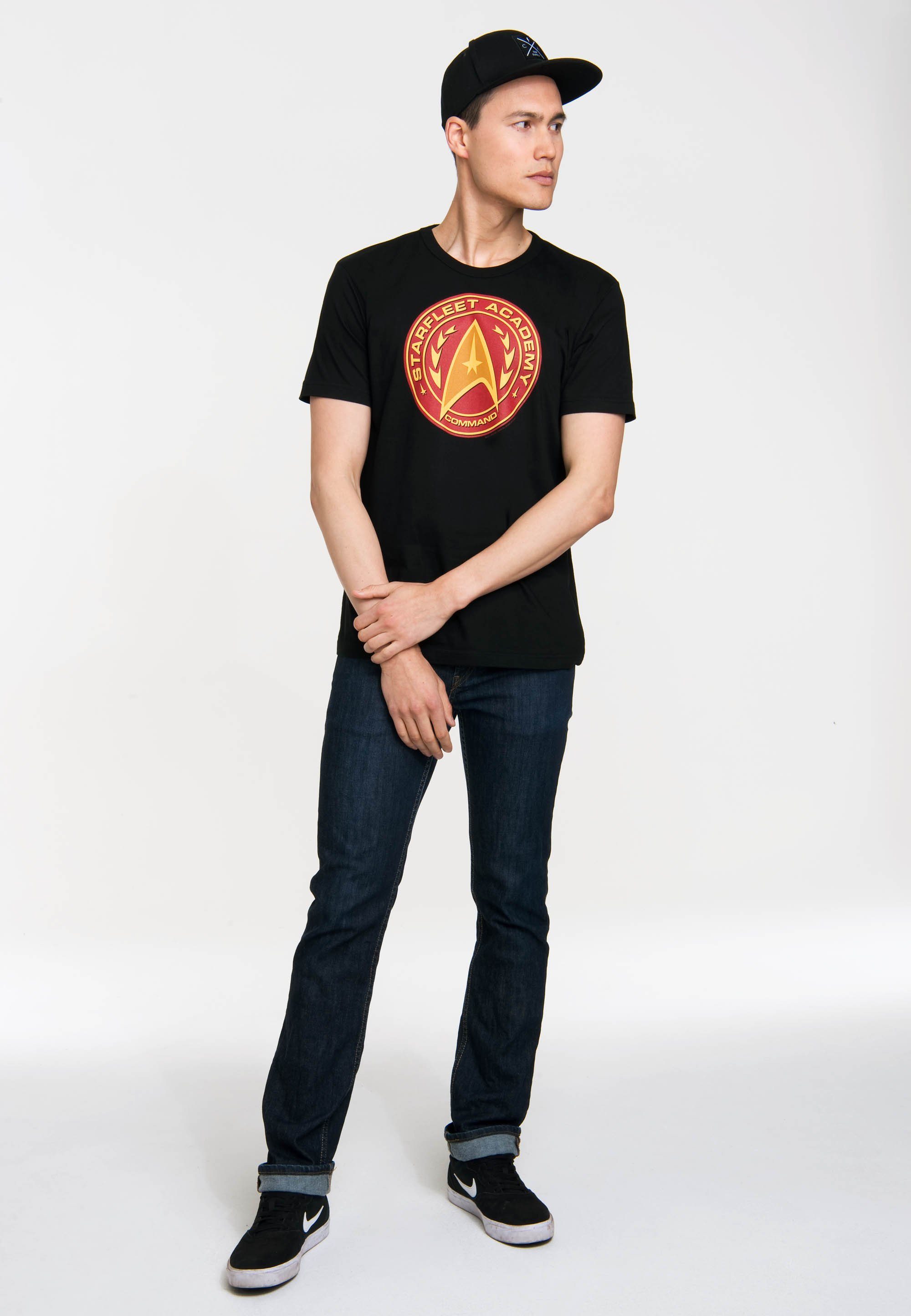LOGOSHIRT T-Shirt Star Trek - Starfleet Academy mit lässigem Star Trek-Print