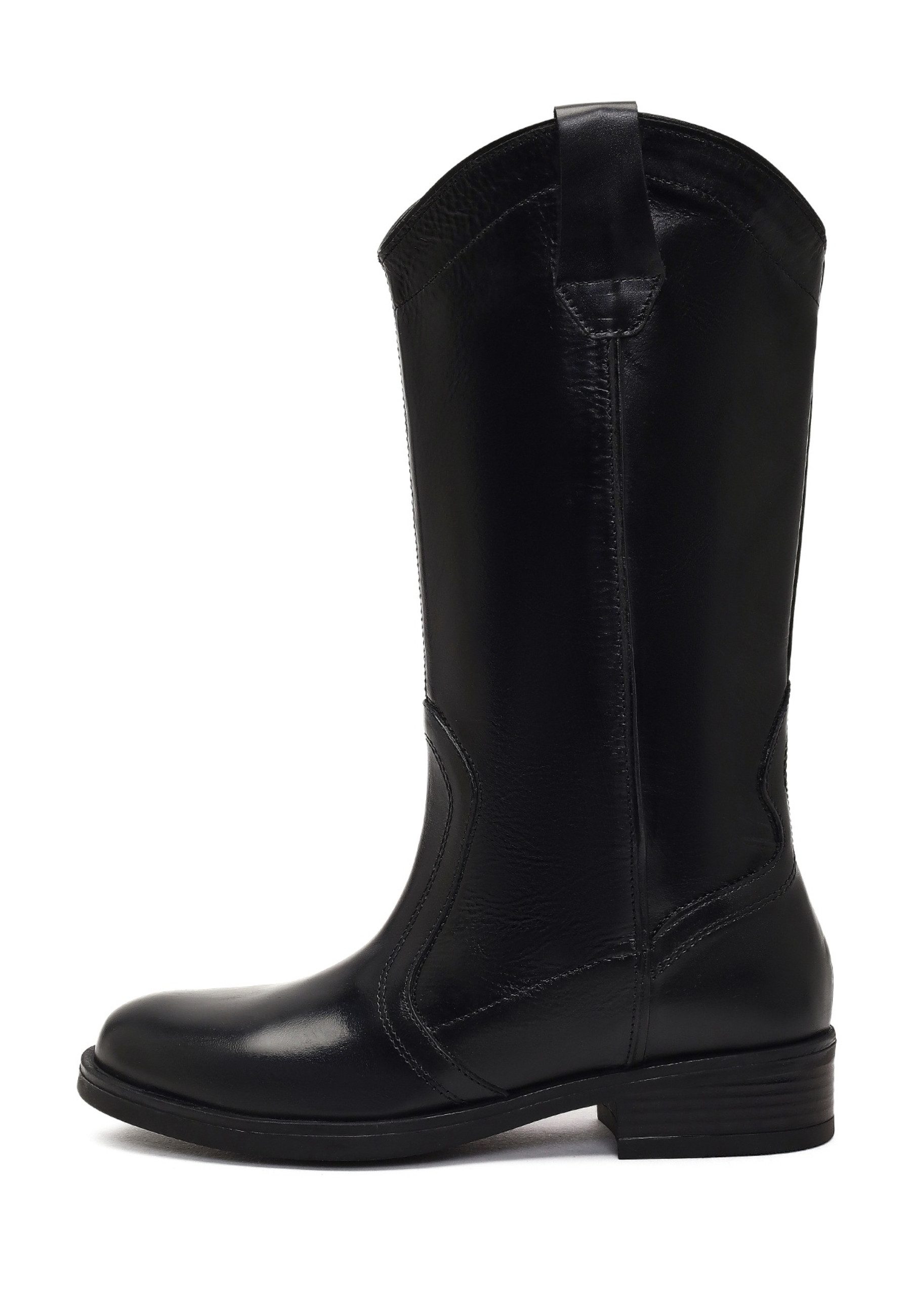 Derimod Cowboy-Stiefel aus Leder Cowboy Boots Lederfutter, TPU Sohle, Absatz 5,5 cm