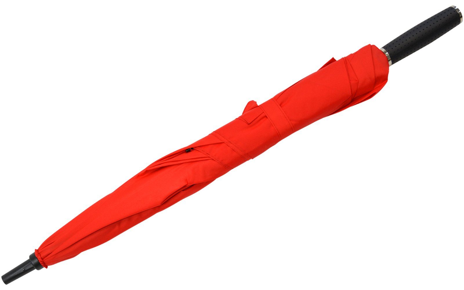 Impliva Langregenschirm Falcone® XXL rechteckiger außergewöhnlich rot zwei, für Regenschirm