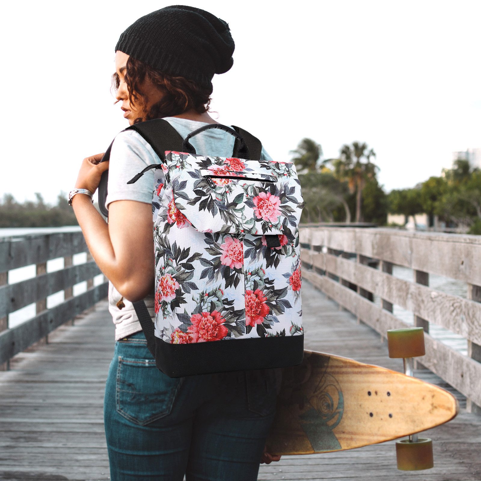 TAN.TOMI Freizeitrucksack Rucksack Damen Elegant Daypack Wasserdichter Tage günstig online kaufen