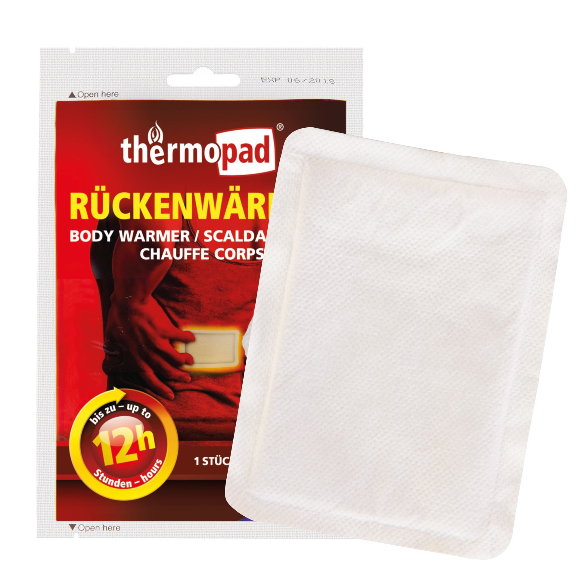 Thermopad Wärmepad Thermopad Rückenwärmer 5 Stück, 5-tlg., Wärmt bis zu 12 Std.