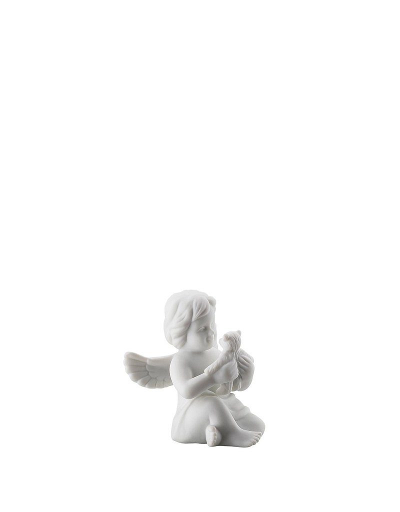 Rosenthal Engelfigur Engel mit matten aus klein Teddybär Porzellan