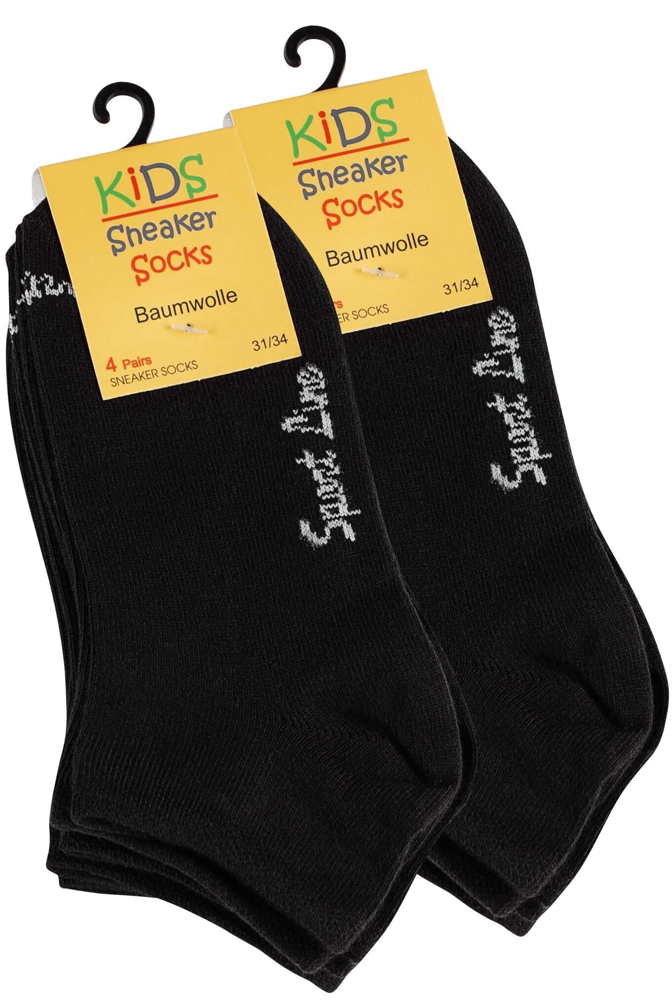 in Baumwollqualität (8-Paar) Sneakersocken angenehmer Yenita®