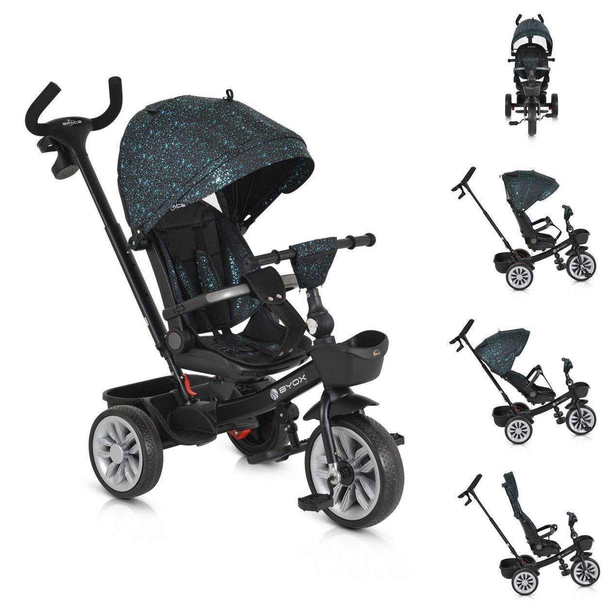 Dreirad Tricycle Space 3 in 1 Dreirad