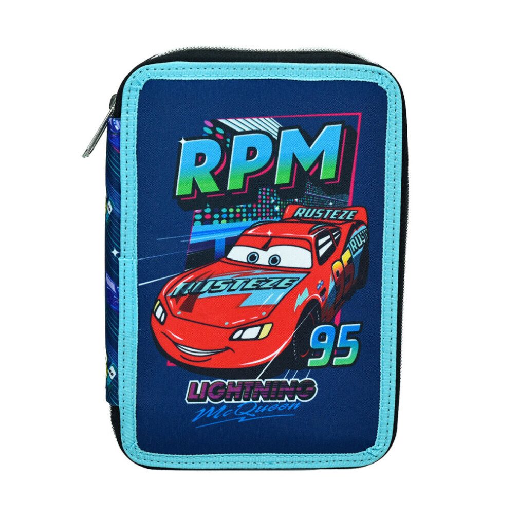 Giovas Federmäppchen Disney Cars Lightning gefülltes Federmäppchen 2 Etagen