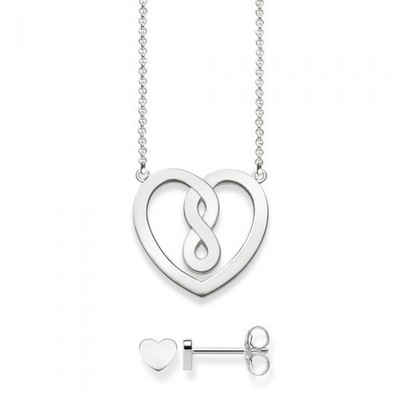 THOMAS SABO Ohrring und Ketten Set Infinity Love