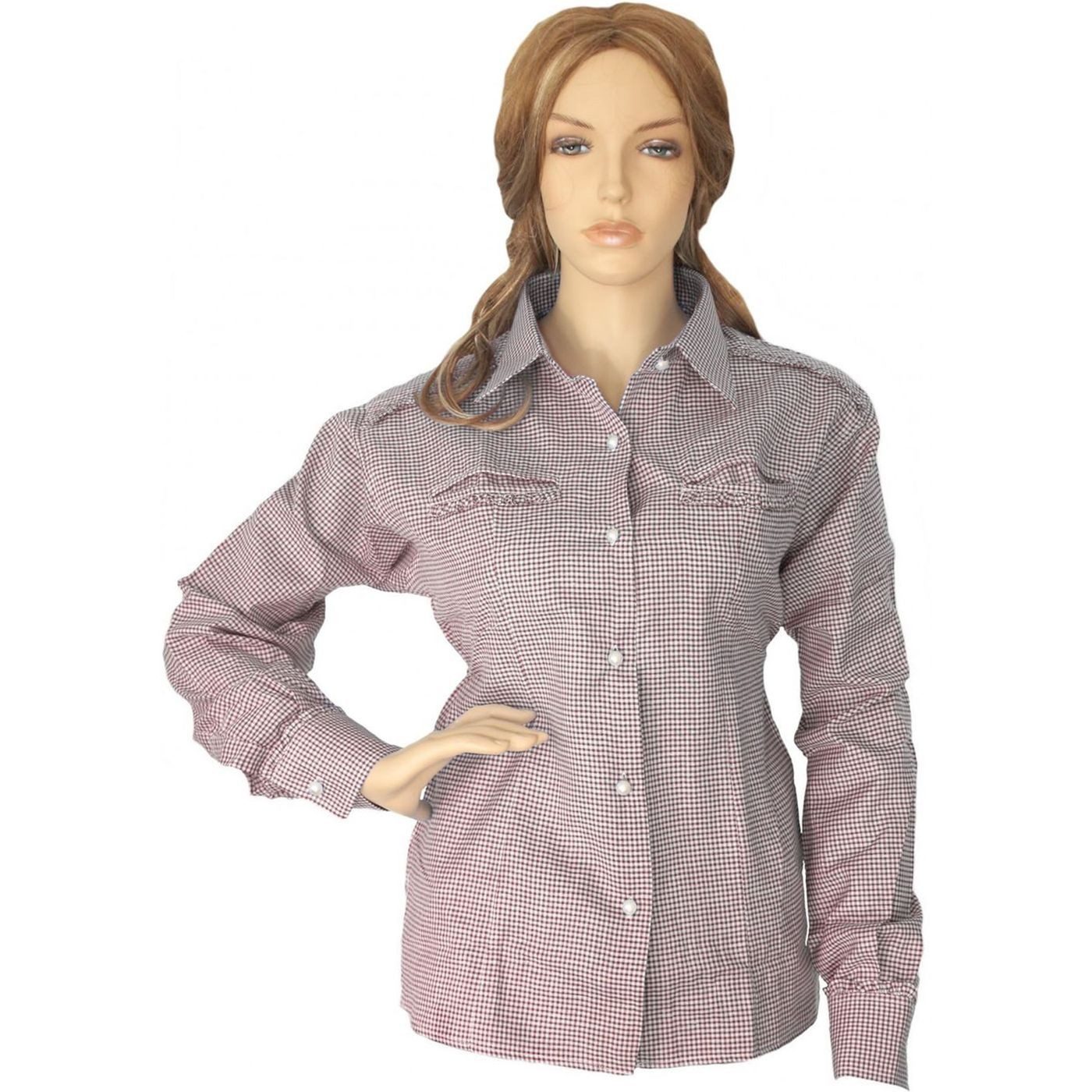 German Wear Trachtenbluse GW1521 Bayerische Langarm günstig online kaufen