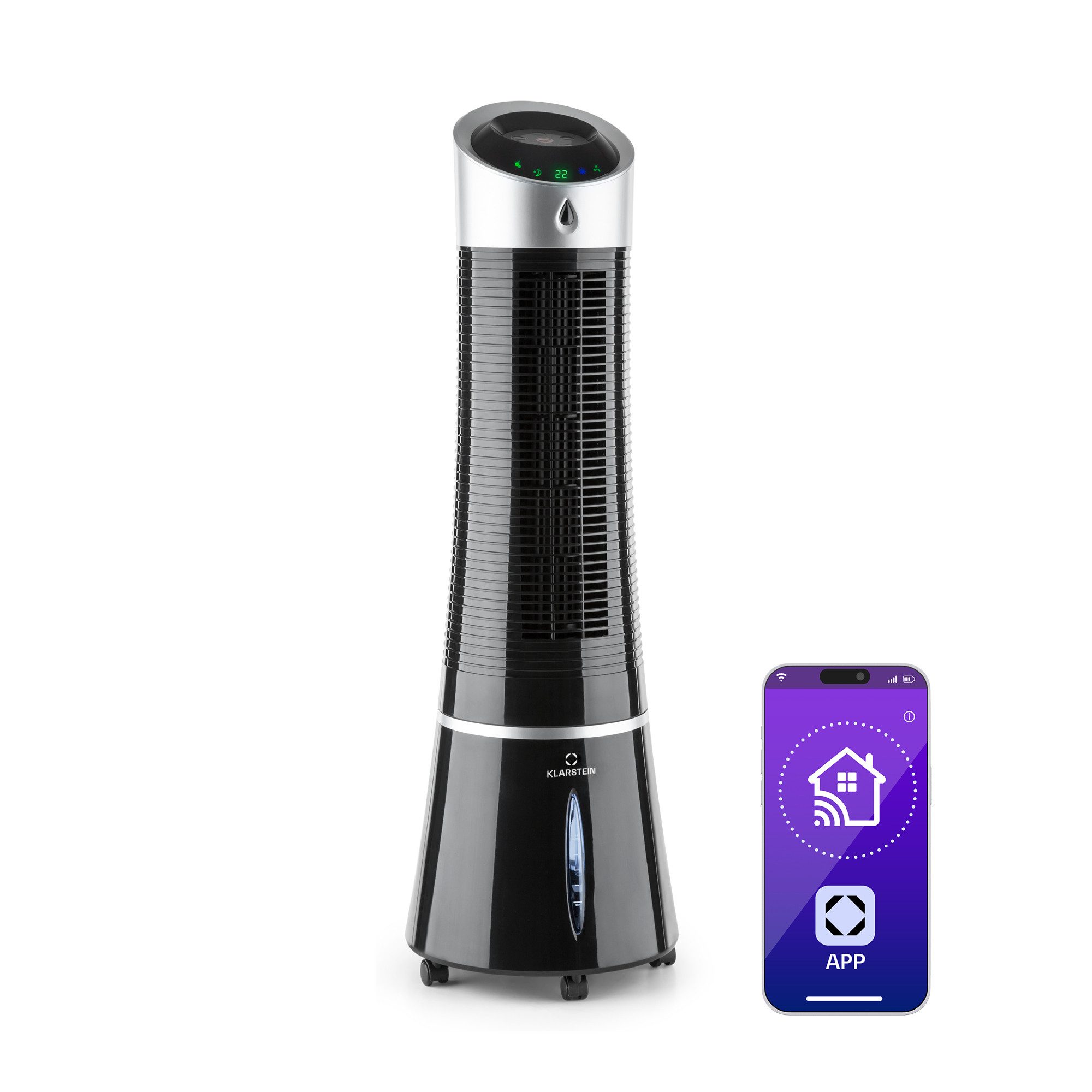 Klarstein Ventilatorkombigerät Skyscraper Ice Smart Luftkühler günstig online kaufen