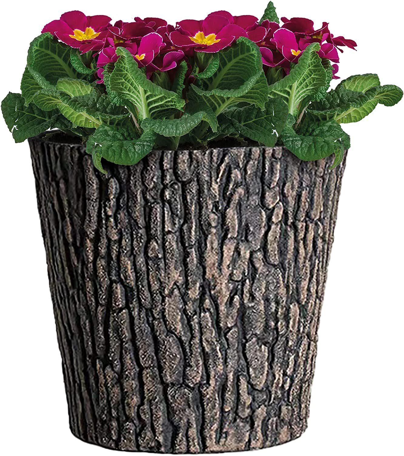 Blumentopf Blumentopf Übertopf Holzoptik Ø 30cm, Pflanzkübel