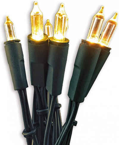 Hellum Lichterkette LED-Lichterkette Pisello 20 BS warmweiß/grün innen