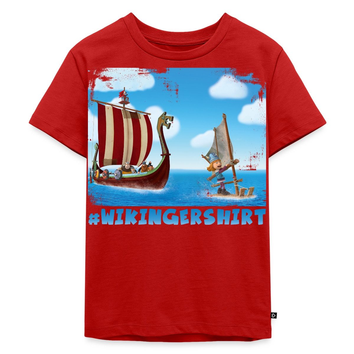 T-Shirt Wickie Und Die Starken Männer Wikingershirt Kinder Premium T-Shirt