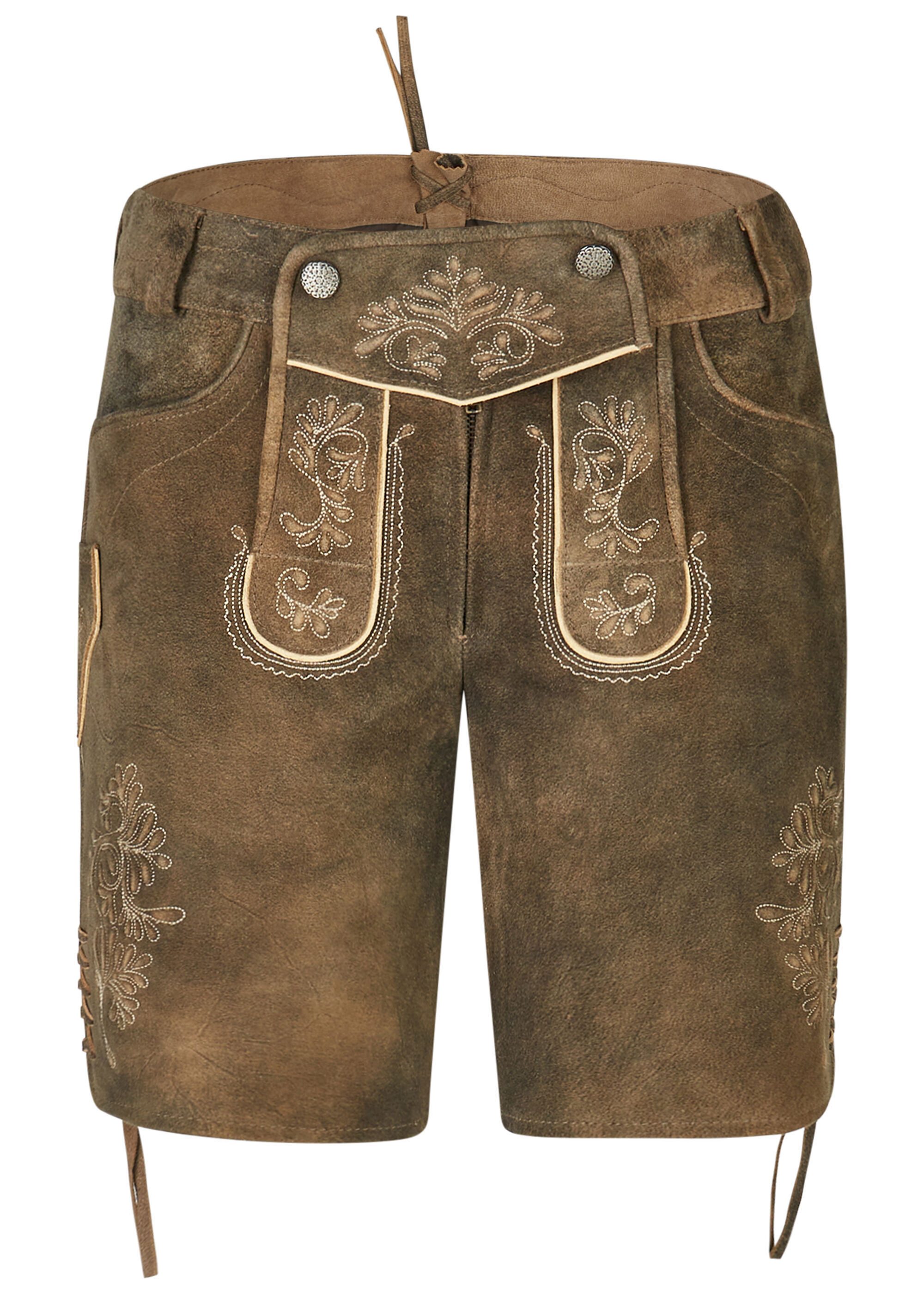 Spieth & Wensky Lederhose Karisma mit traditioneller Stickerei