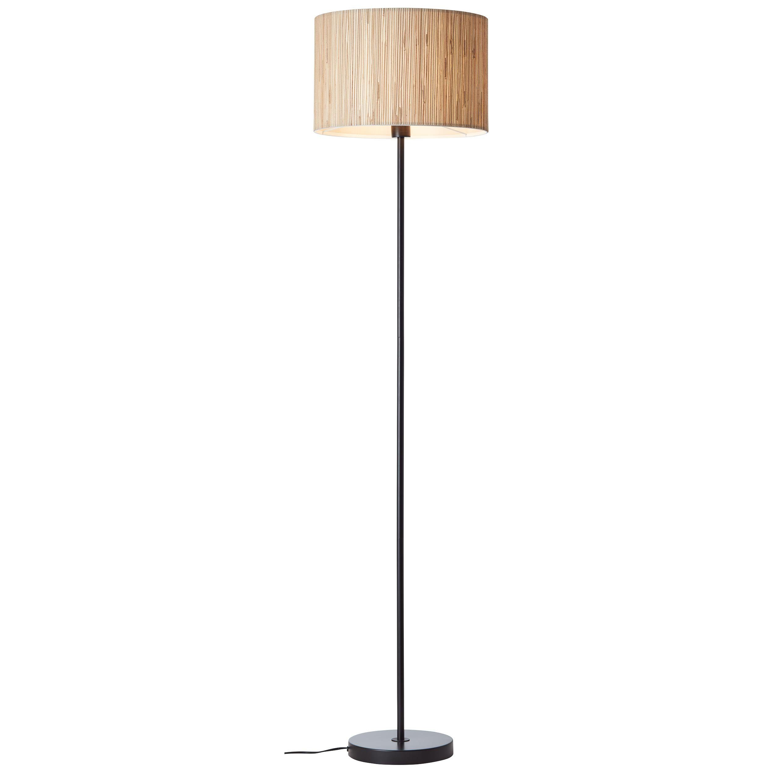 Brilliant Stehlampe Wimea, ohne Leuchtmittel, mit Seegras Schirm, 162 cm Höhe & Ø 38 cm, E27, max. 52 W