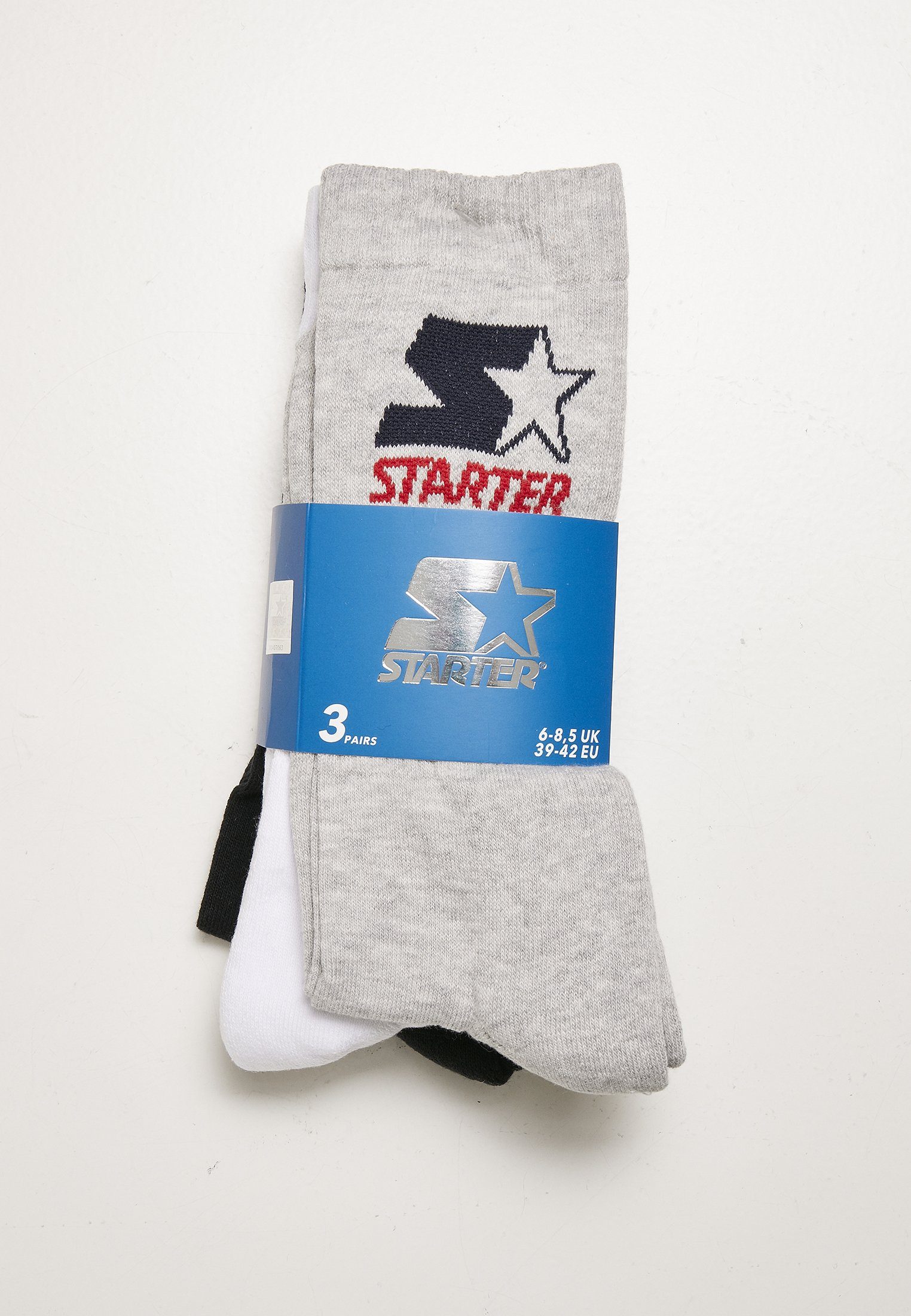 Starter Black Socks (1-Paar) Freizeitsocken Label Accessories Crew Starter