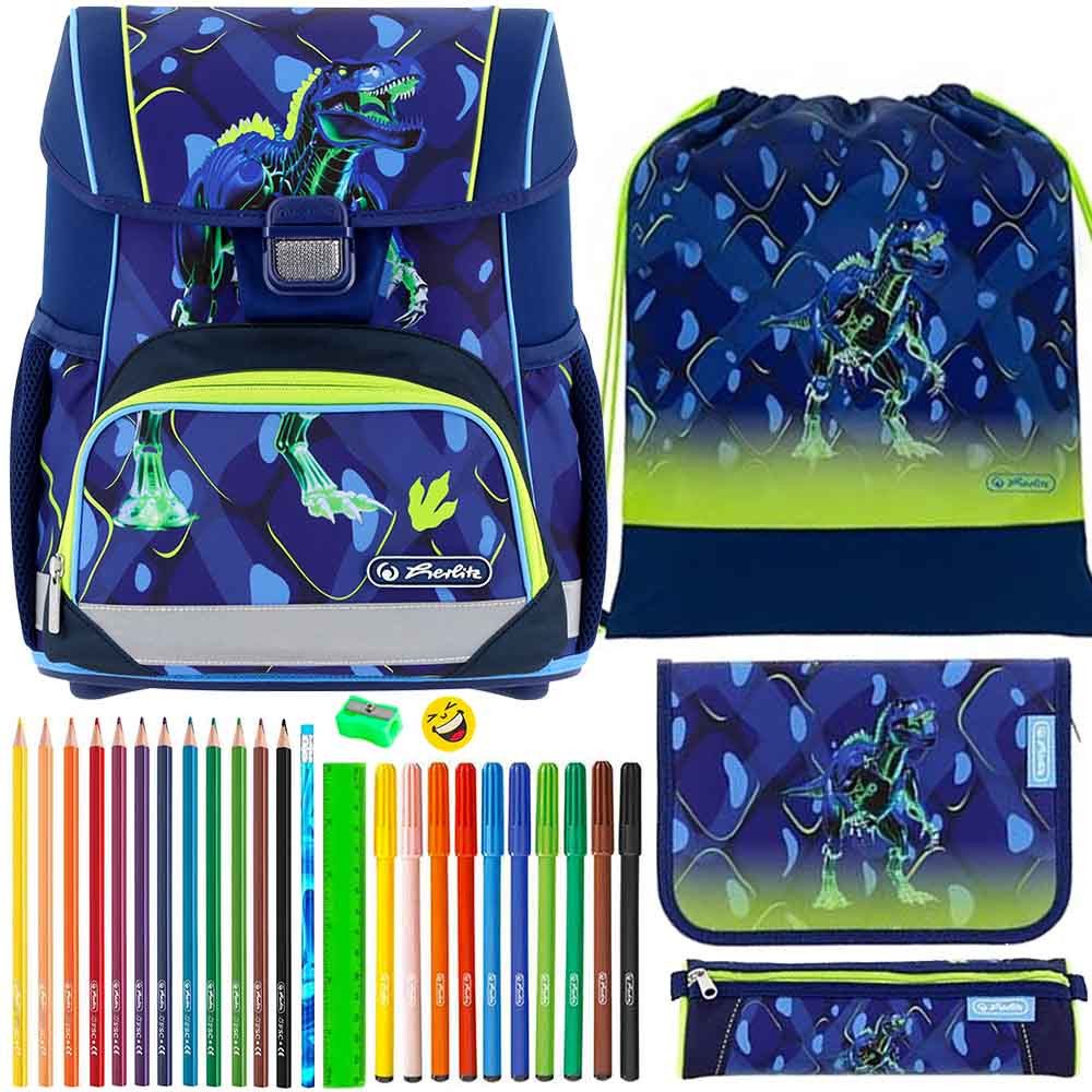 Schulranzen Set Loop Plus 10-teilig 2026 Jungen T-Rex Explorer