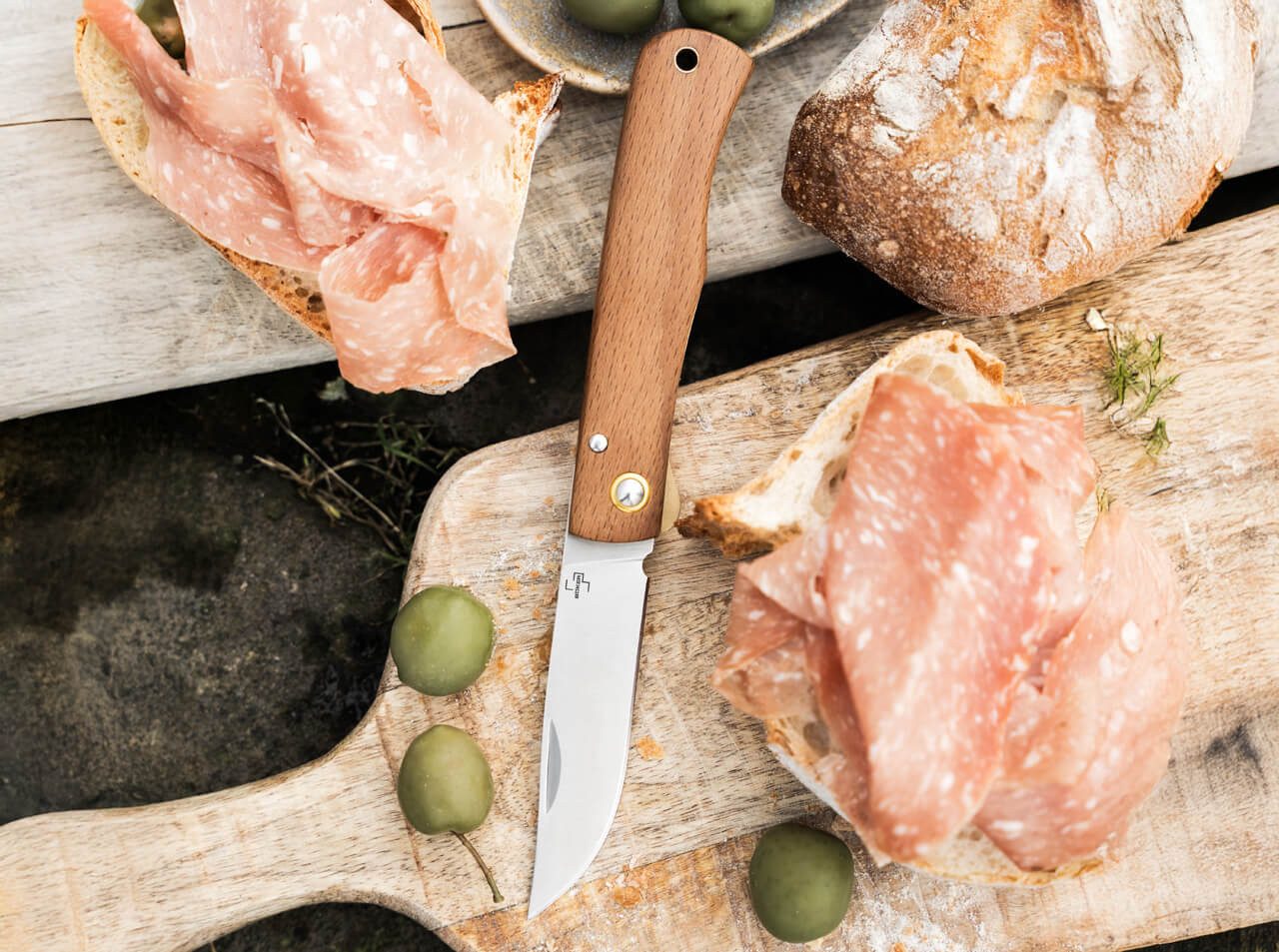 Böker Plus Taschenmesser Böker Plus Rusticus Taschenmesser, (1 St), sehr leicht