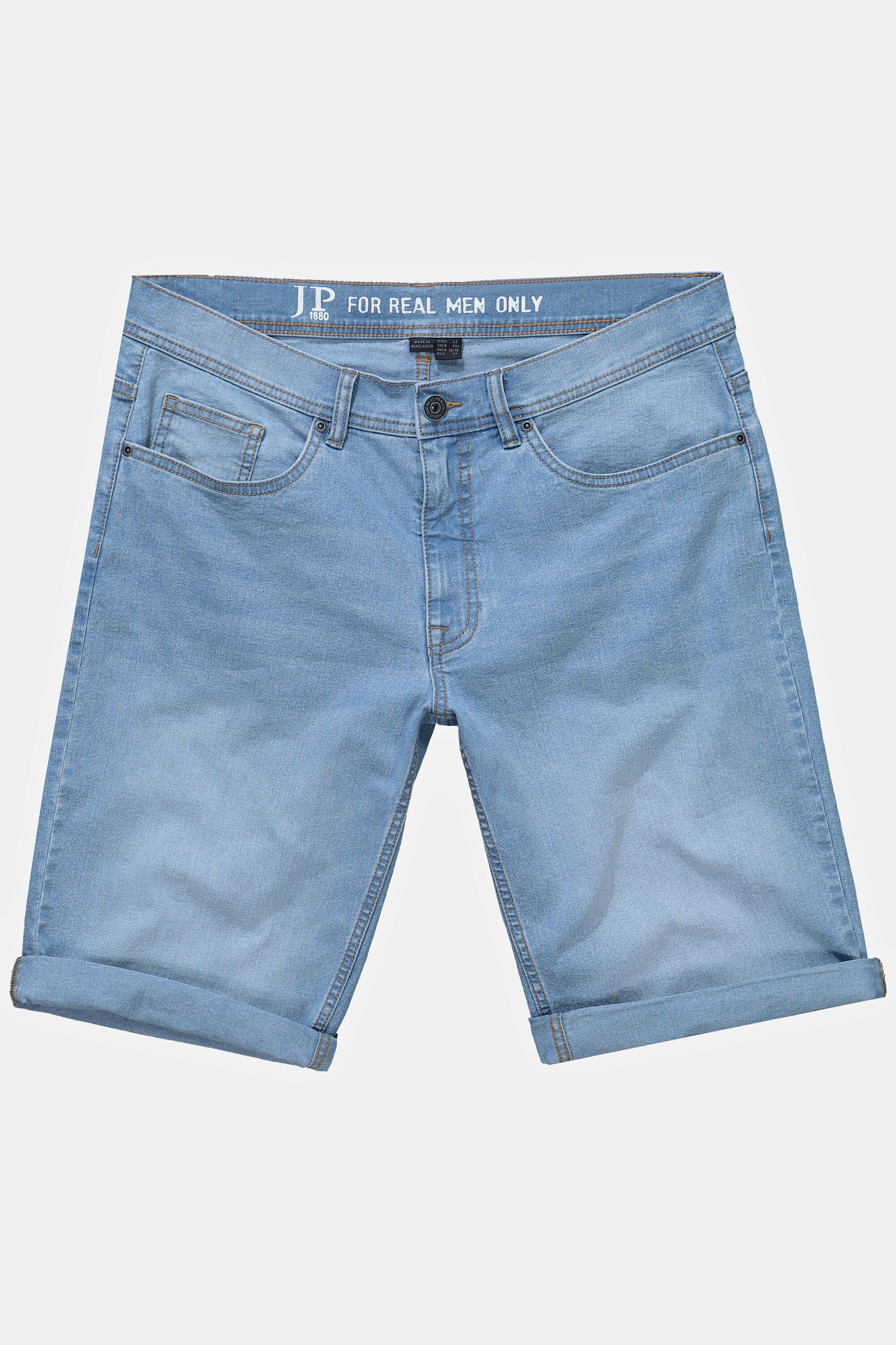 Regular Denim Bermuda denim JP1880 Fit bleached Stretch Jeansbermudas 5-Pocket