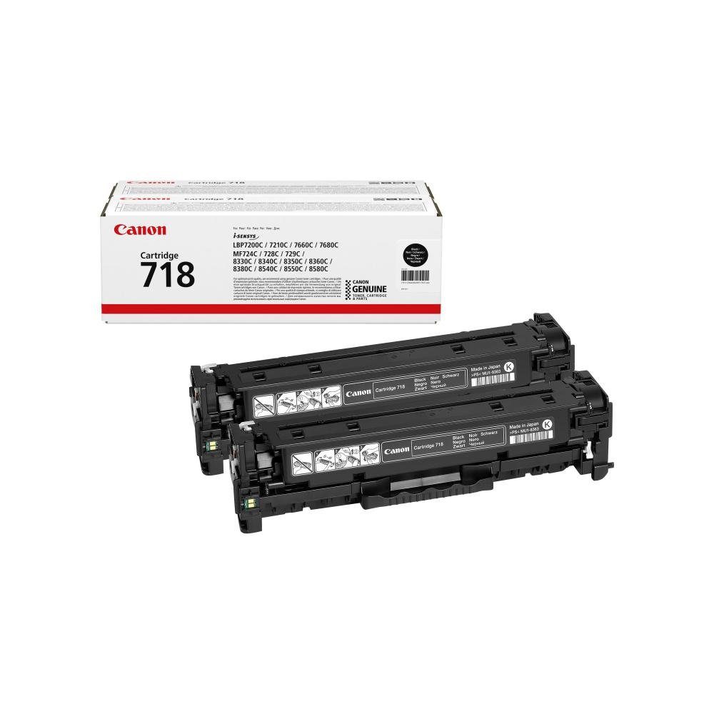 Tonerpatrone 718 Toner schwarz Twin