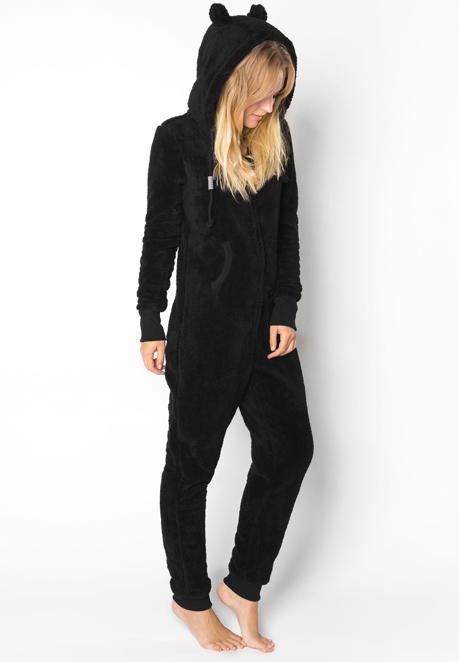 Eight2Nine Jumpsuit Fleece Overall mit Öhrchen günstig online kaufen