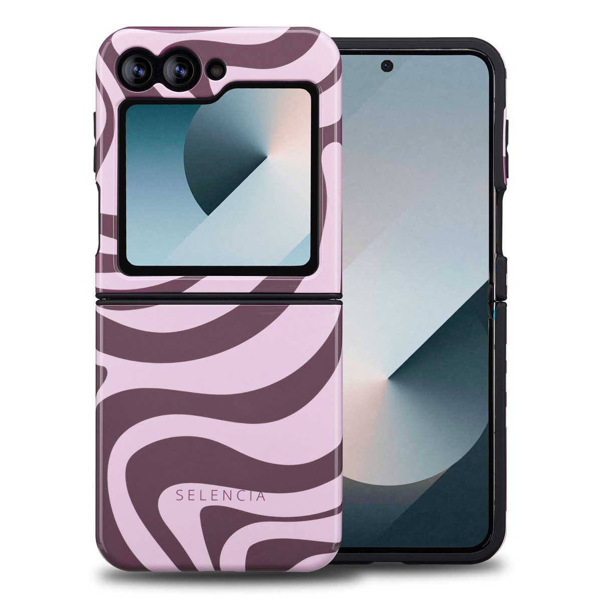 Selencia Backcover Selencia Vivid Back Cover Samsung Galaxy Z Flip 6 / Flip 7 FE - Wavy S