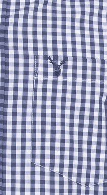 Nübler Trachtenhemd Trachtenhemd Langarm Horas in Blau von Busserl Trachten