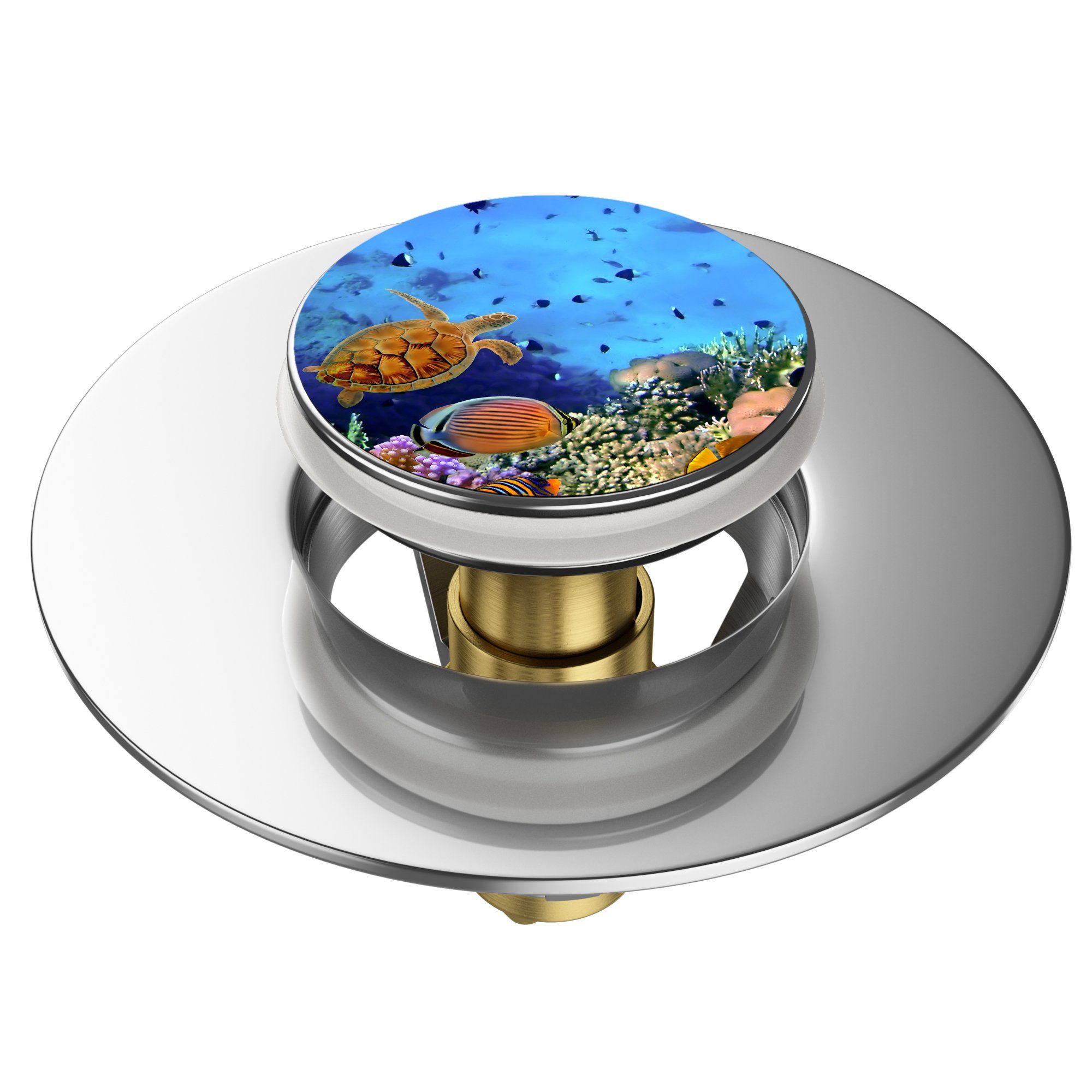 Sanilo Waschbeckenstöpsel Pop-Up Ocean, hochwertig, universell, günstig online kaufen