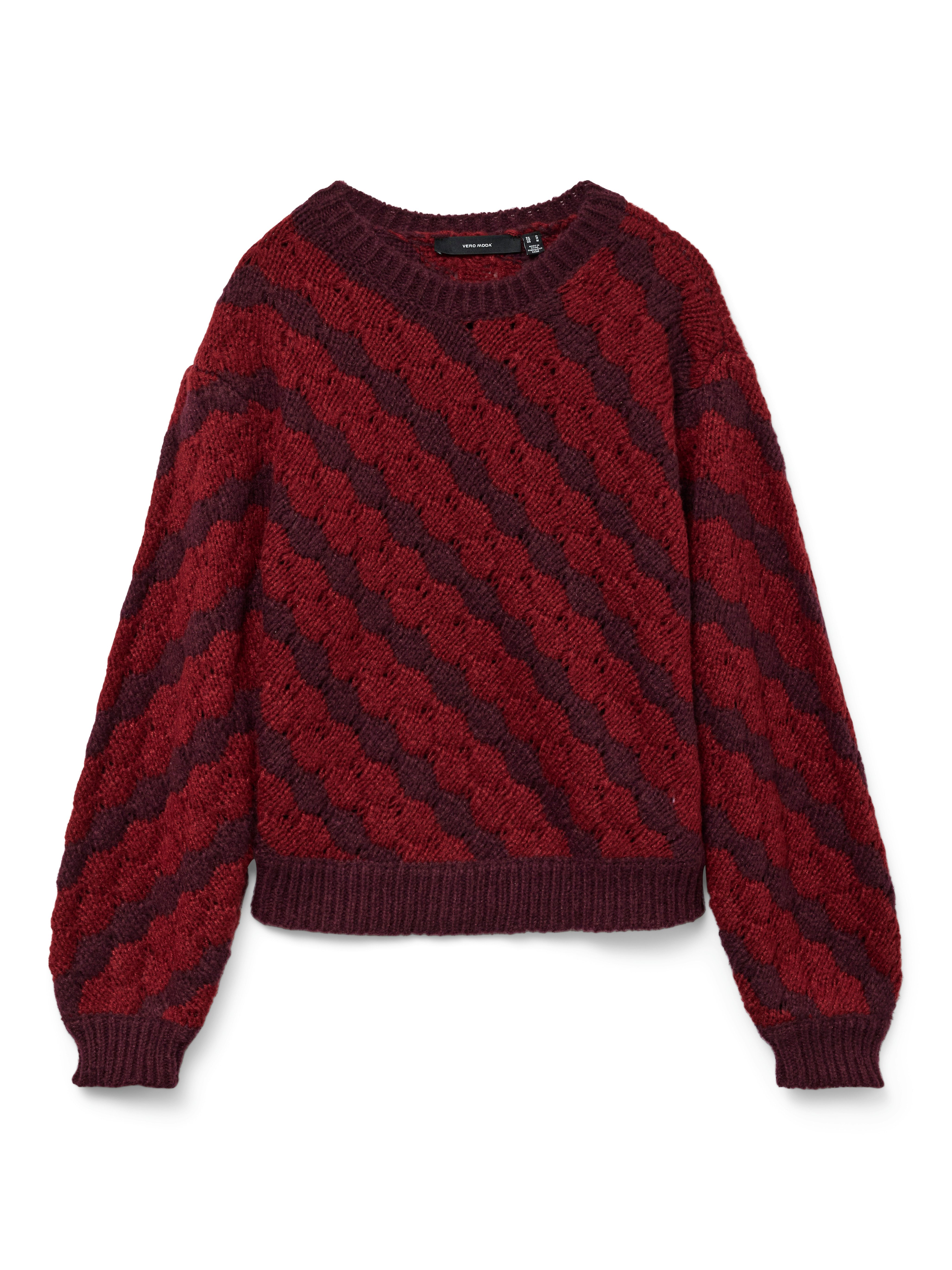 Vero Moda Strickpullover VMBUBLY LS O-NECK PULLOVER BOO günstig online kaufen