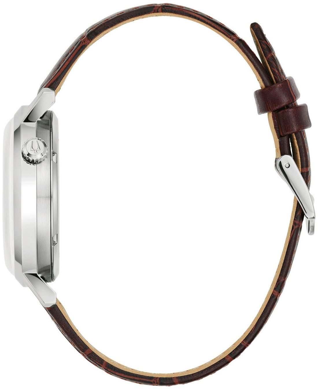 Bulova Automatikuhr 96A318, Armbanduhr, Herrenuhr, Mechanische Uhr, Lederar günstig online kaufen