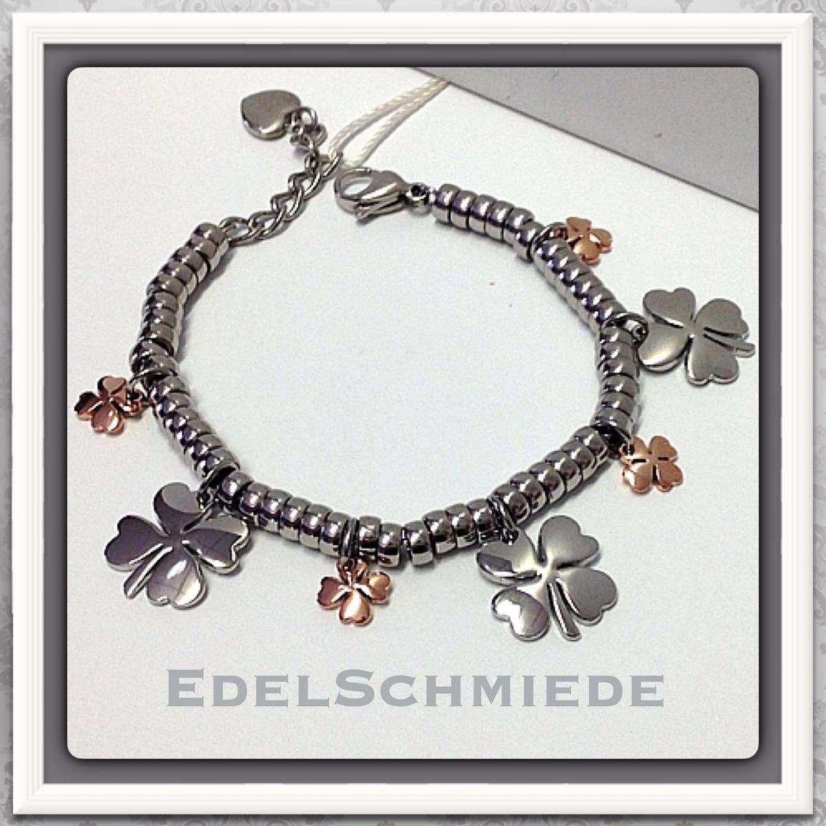 Edelschmiede925 Armband »Edelschmiede925 Bettelarmband mit Glücksklee in«  (k. A)