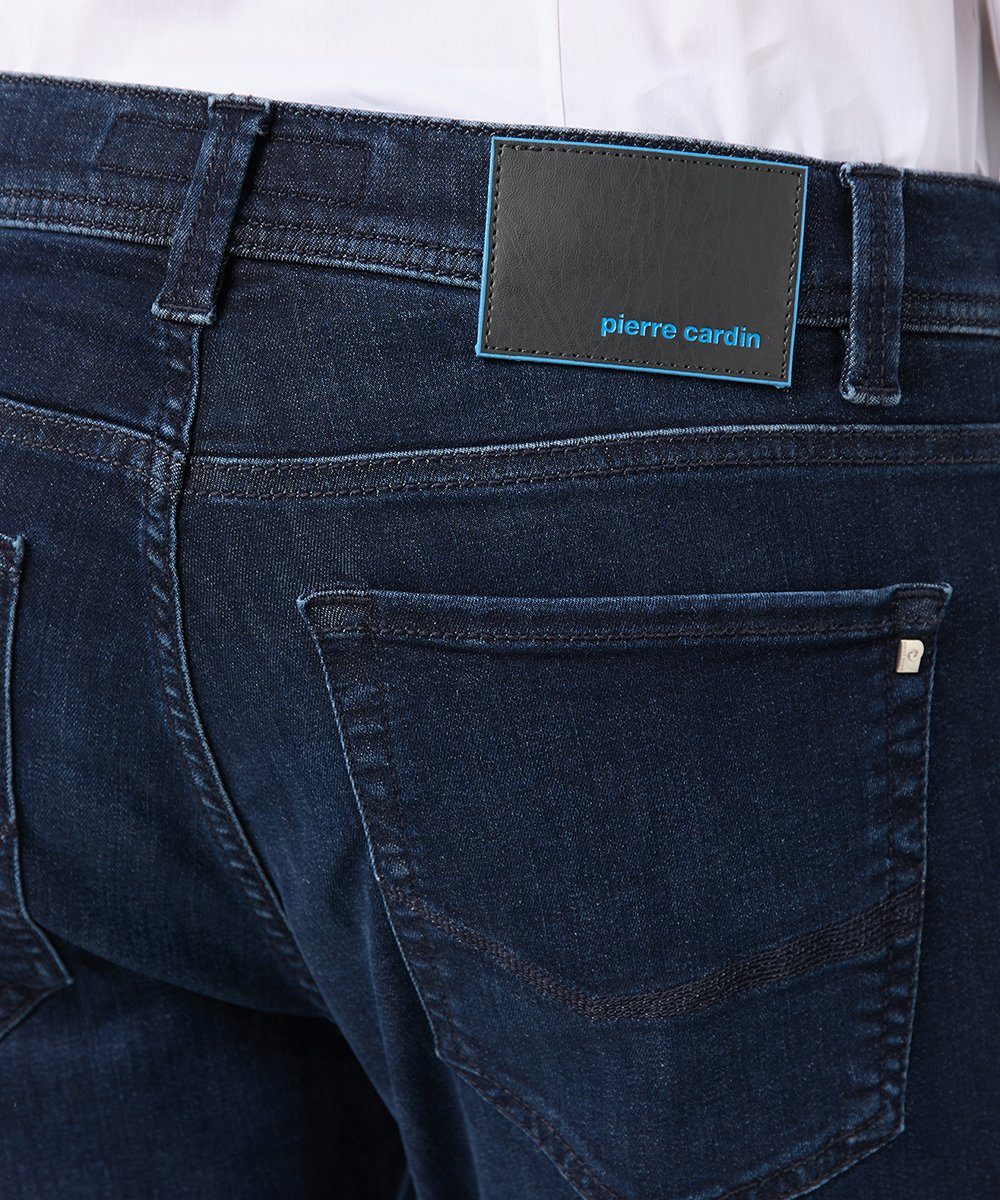Pierre Tapered Futureflex Navy Cardin 5-Pocket-Jeans Lyon Washed Denim Dark