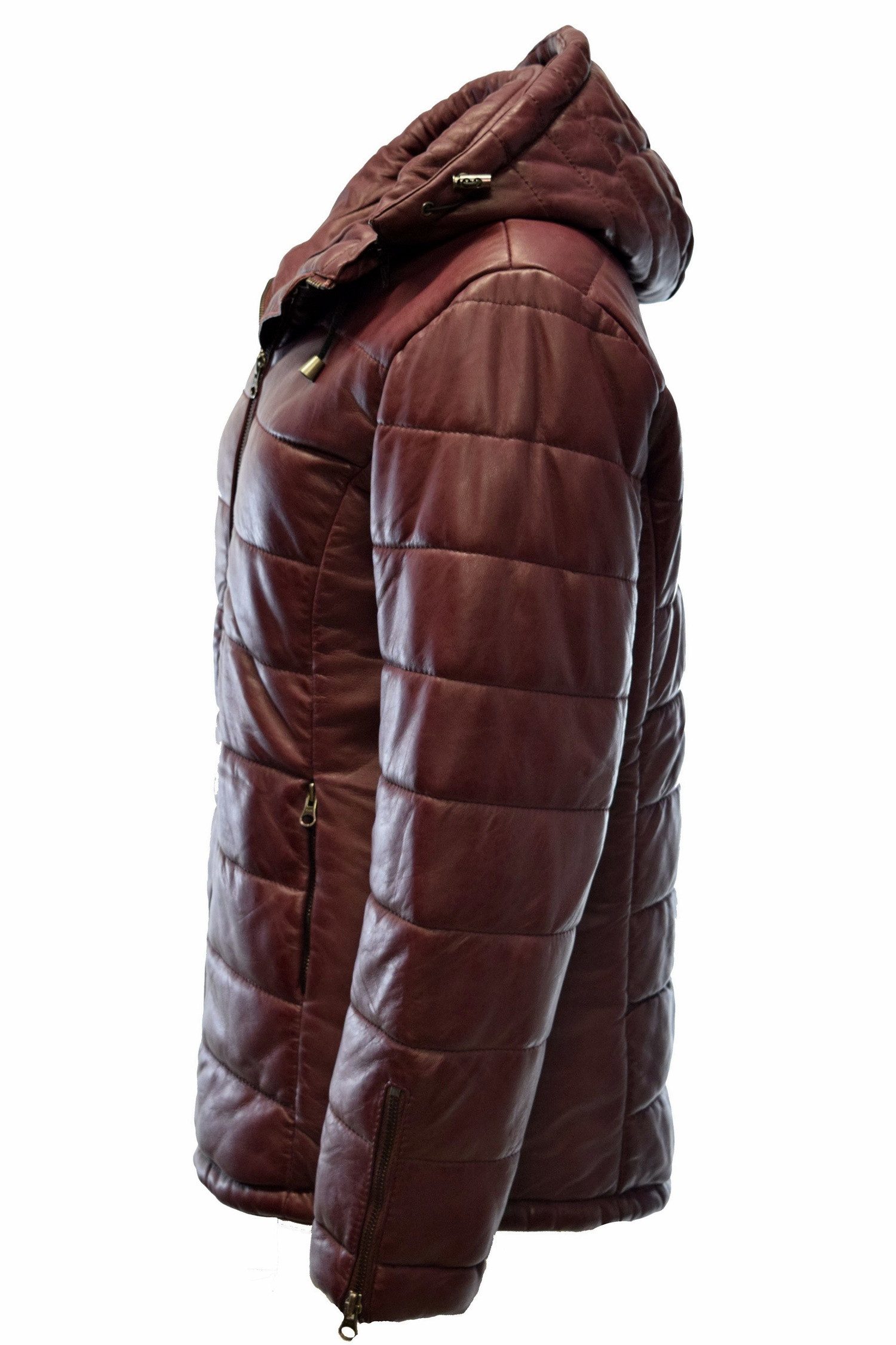 Zimmert Leather Lederjacke Jana Kapuze, Steppjacke, günstig online kaufen