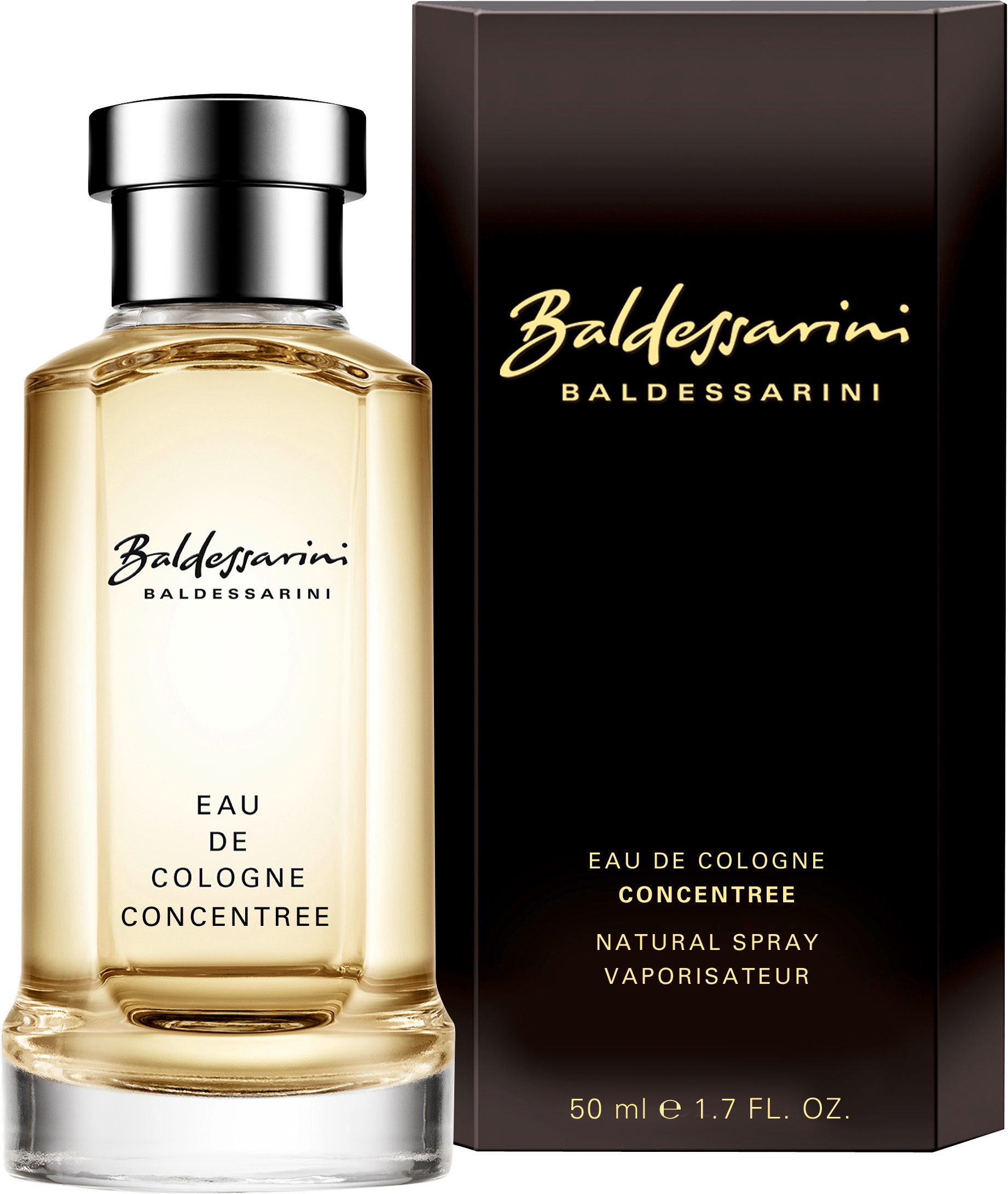 BALDESSARINI Одеколон Classic Одеколон Concentrée, 1-tlg., Herrenduft mit holzig-würziger Note, Mandarine und Moschus.