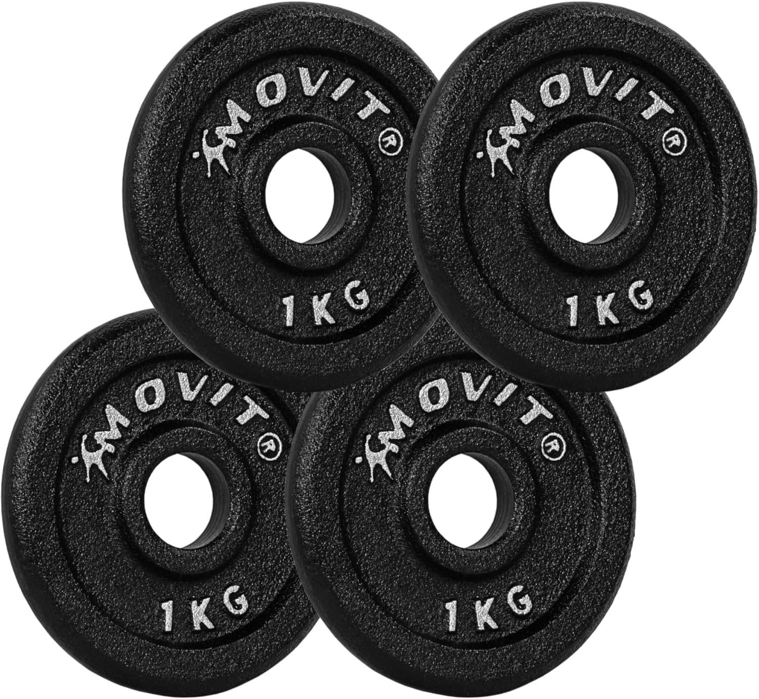 MOVIT Hantelscheibe, 4 kg, (4-tlg)