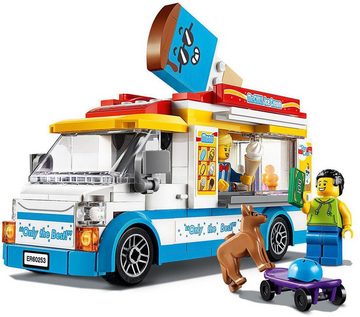 LEGO® Konstruktionsspielsteine Eiswagen (60253), LEGO® City Great Vehicles, (200 St), Made in Europe