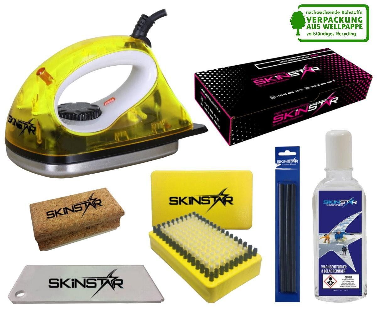 SkinStar Ski SKINSTAR Skiwax Starter Set ALL IN ONE Performance Skiwachs 7-teilig