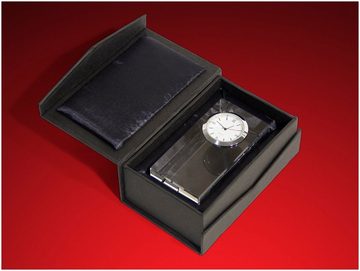 GLASFOTO.COM Bild mit Uhr 'Herzen - Für immer und ewig' aus Kristallglas, Herzen - Für immer und ewig, einzigartiges Geschenk aus Liebe