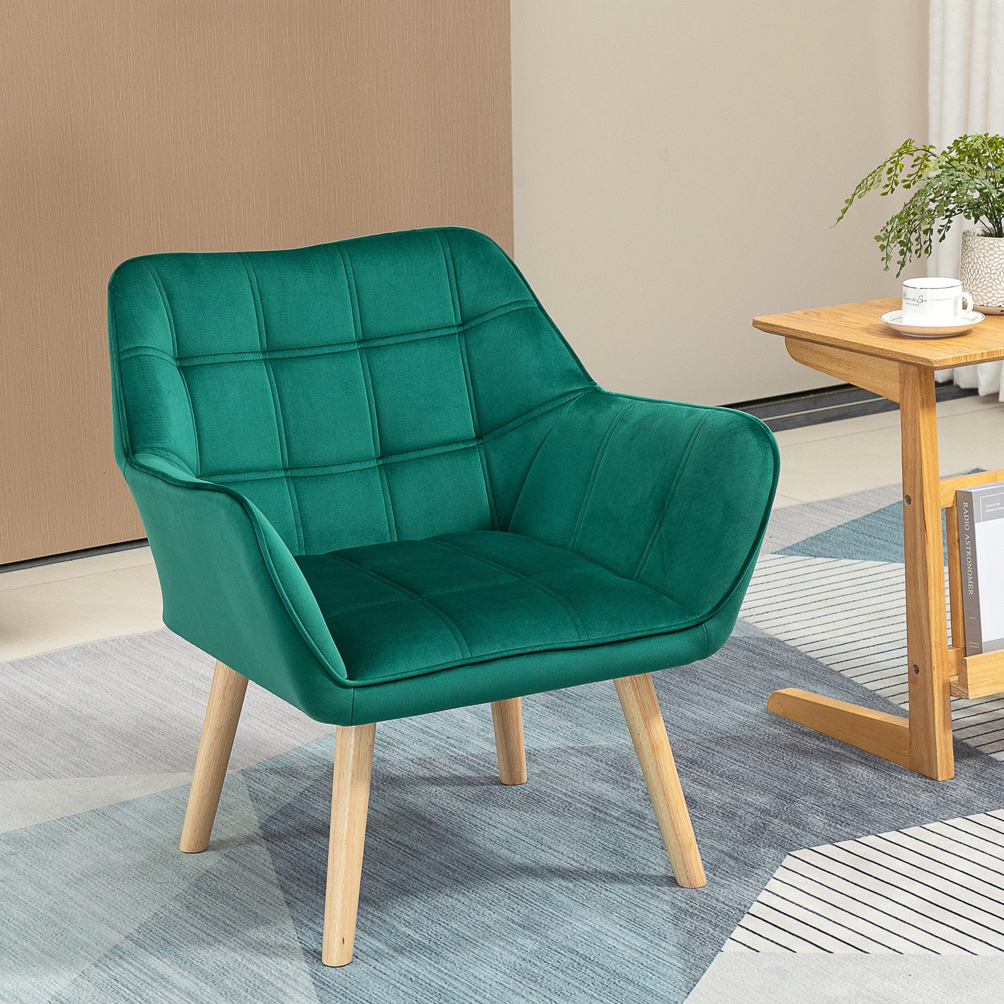 HOMCOM Relaxsessel Einzelsessel Ohrensessel, Sessel mit günstig online kaufen