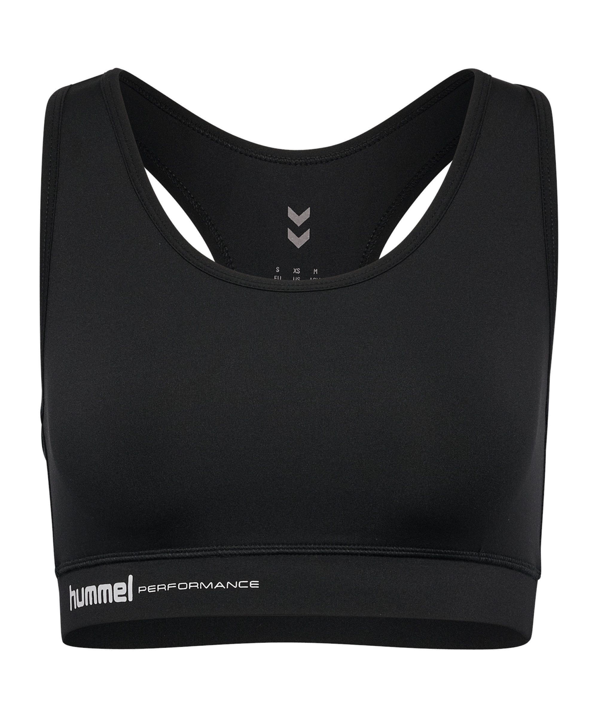 hummel T-Shirt Hummel Pulse Light Support Sport-BH Damen Polyester