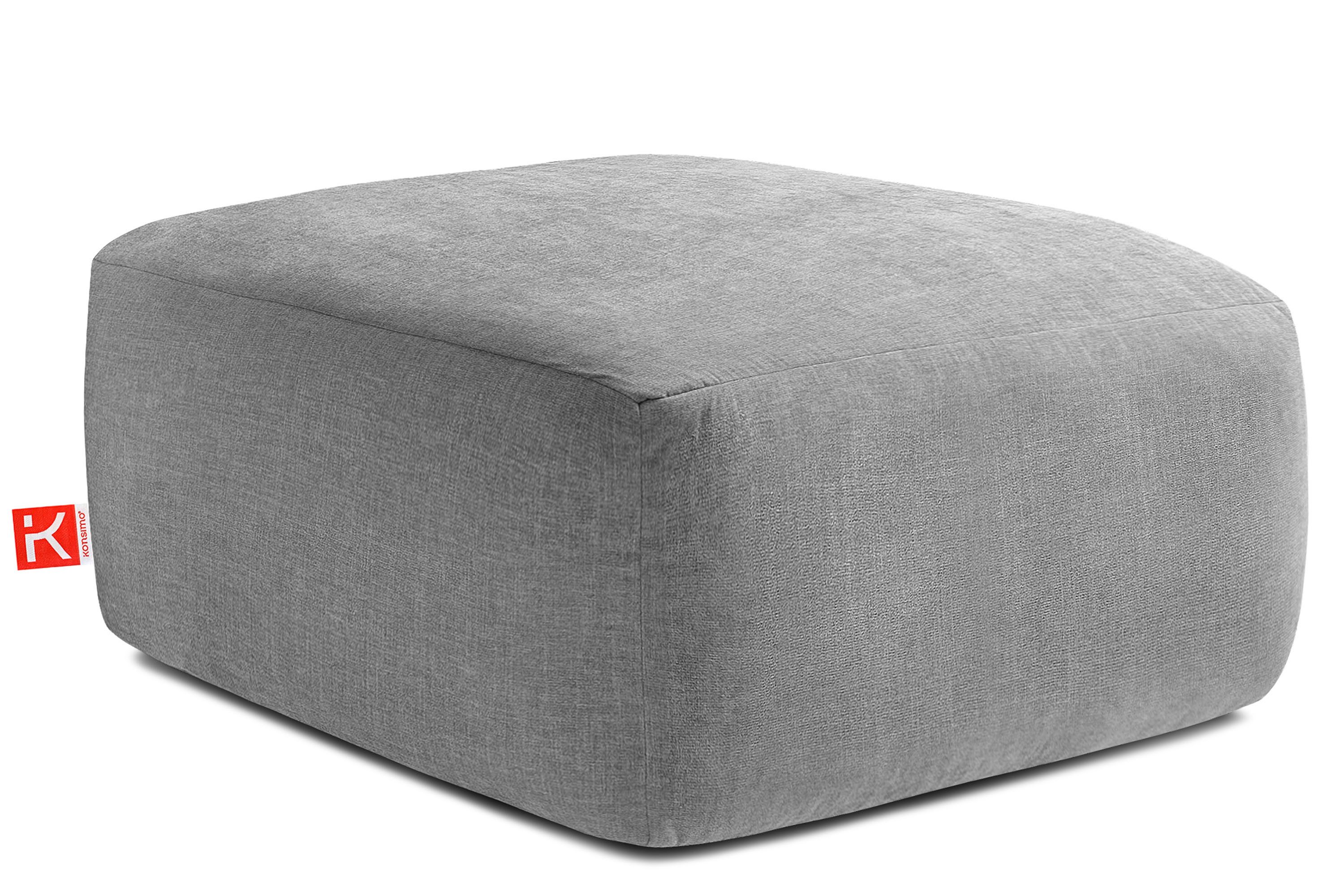 KONSIMO® Sitzhocker BUFFO Pouf, Polsterhocker, hergestellt günstig online kaufen