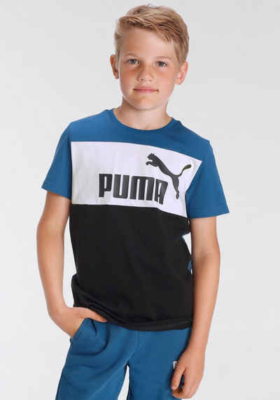 PUMA T-Shirt »ESS+ COLORBLOCK TEE«